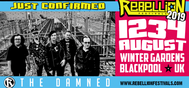 Damned announced as headliners for this years Rebellion Festival