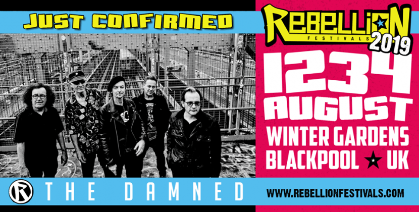 Damned announced as headliners for this years Rebellion Festival