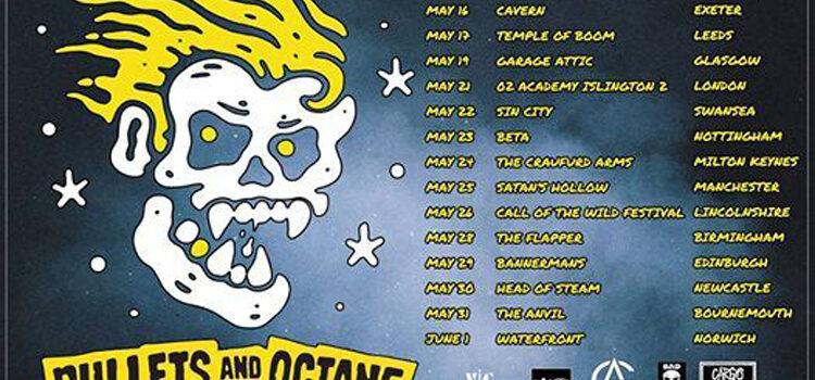 Bullets And Octane / Disgraceland / Idestroy – Cavern Club Exeter May 16th 2019