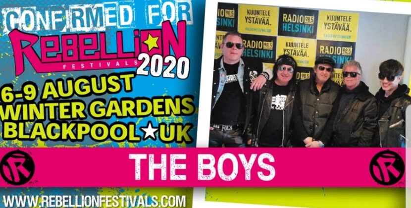The Boys announced for two sets at Rebellion 2020
