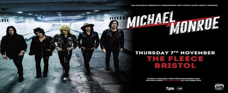 Michael Monroe /Electric Eeel Shock / Mother Vulture – The Fleece – Bristol 07/11/19
