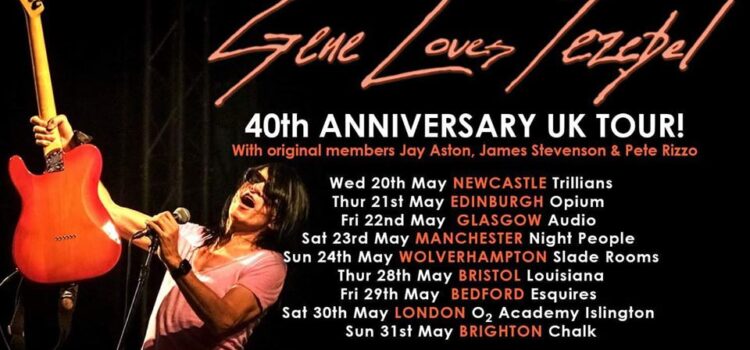 GENE LOVES JEZEBEL Announce UK Tour & European tours
