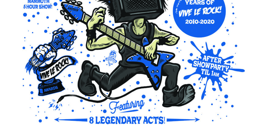 Vive Le Rock Magazine celebrate 10 years in print with awesome line up and Award Night