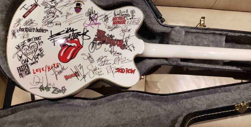 UNIQUE GUITAR TO RAISE FUNDS FOR NEW YORK DOLLS LEGEND SYLVAIN SYLVAIN