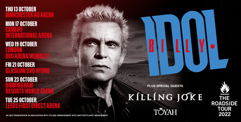 Billy Idol/Killing Joke/Toyah- Cardiff Motorpoint Arena -17.10.22