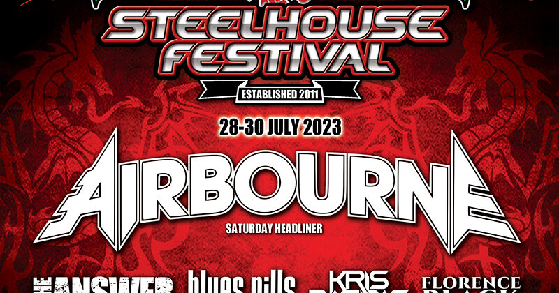 Steelhouse Festival get Airbourne for 2023