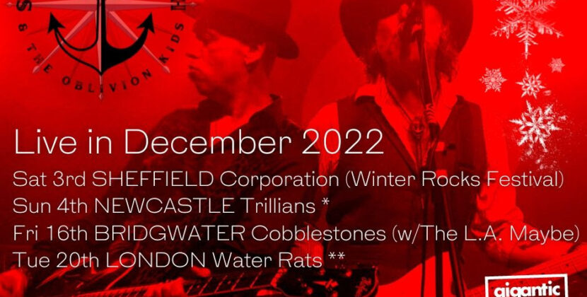 SLYDER SMITH & THE OBLIVION KIDS – DECEMBER DATES