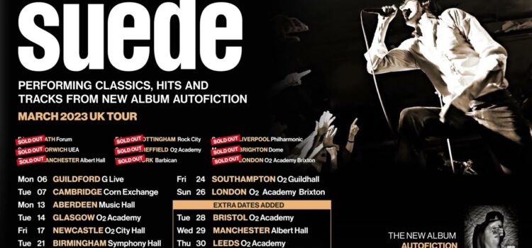 Suede/Desperate Journalist – Cardiff, St David’s Hall – 22nd March 2023