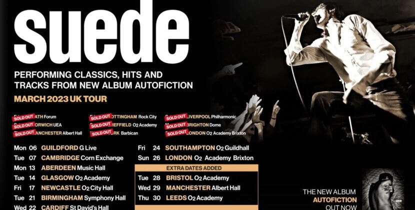 Suede/Desperate Journalist – Cardiff, St David’s Hall – 22nd March 2023