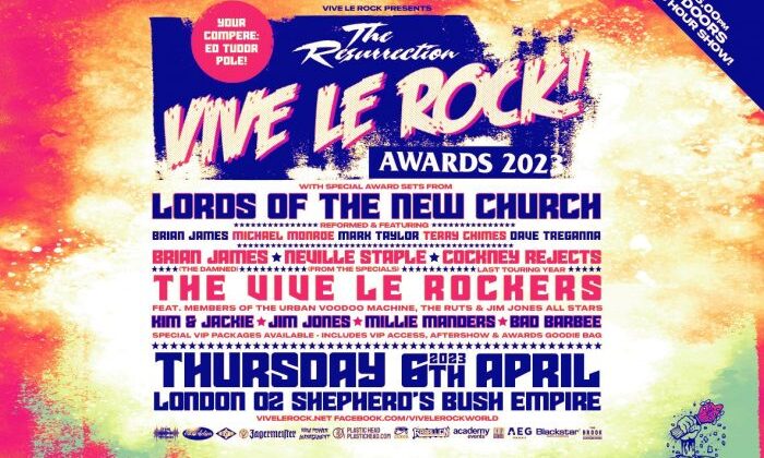 Vive Le Rock Awards – Shepherd’s Bush Empire 06.04.23