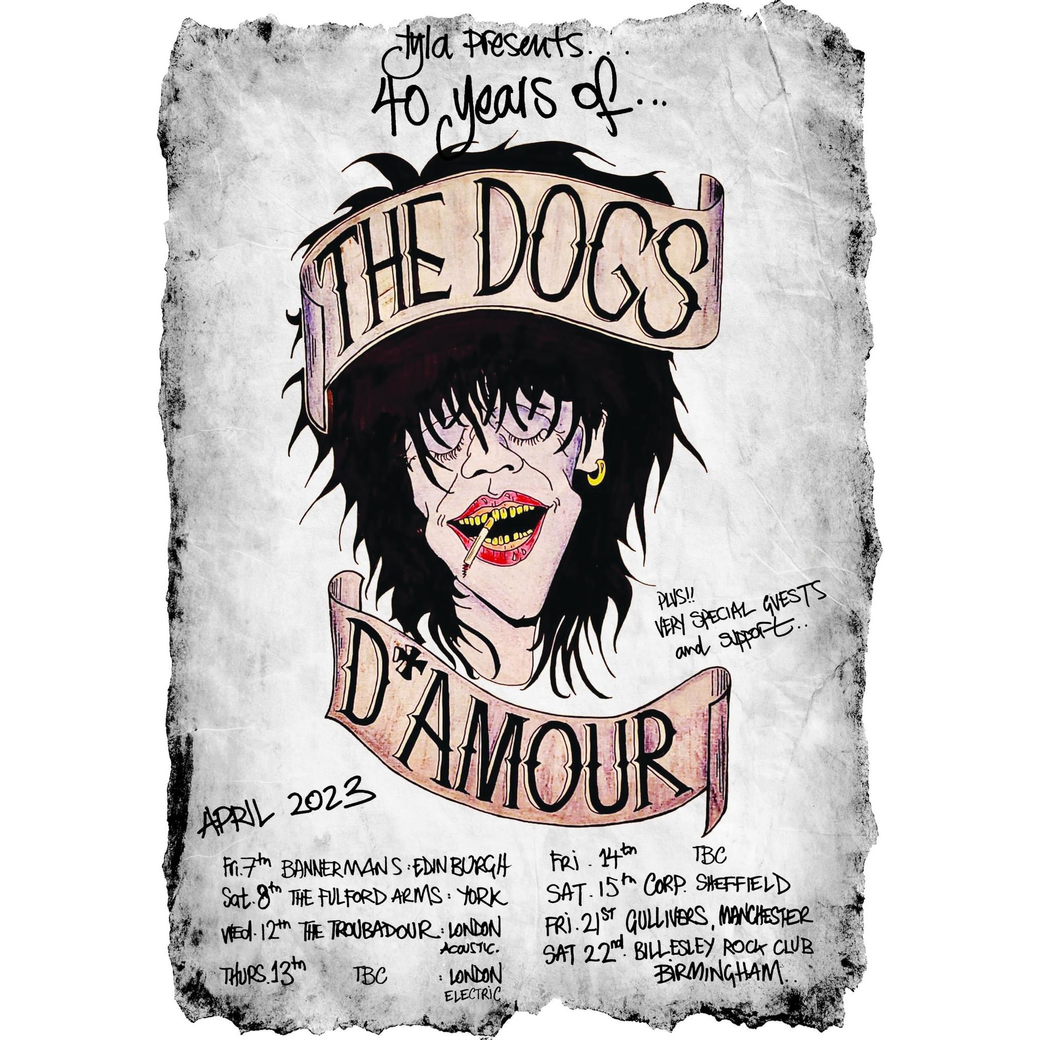 Tyla's Dogs D'amour/Boss Caine – York, The Fulford Arms