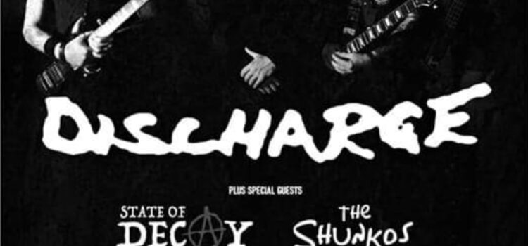 Discharge / The Shunkos – The Bunkhouse. Swansea, 28.04.23