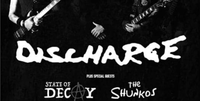 Discharge / The Shunkos – The Bunkhouse. Swansea, 28.04.23