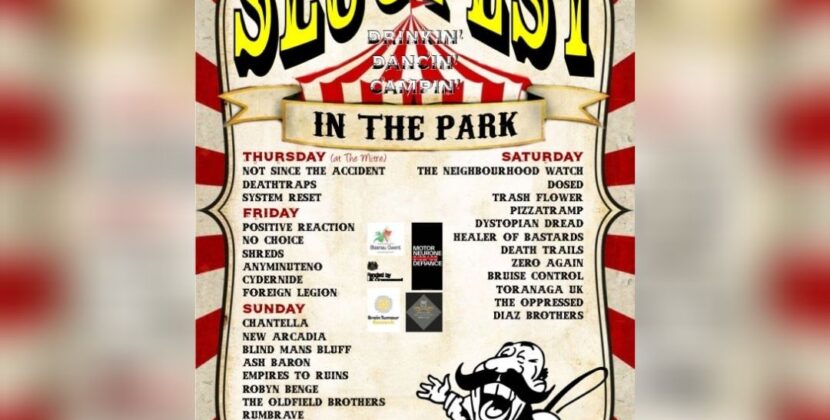 Bruise Control, The Diaz Brothers – ‘Slugfest’ ‘In The Park’ – Abertillery Rugby Club, Abertillery. 28.06.25