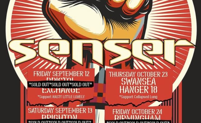 Senser / Collapsed Lung – Hanger 18 – Swansea 23/10/25