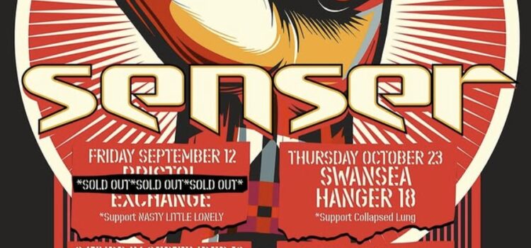 Senser / Collapsed Lung – Hanger 18 – Swansea 23/10/25