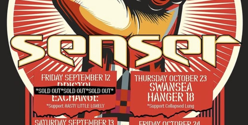 Senser / Collapsed Lung – Hanger 18 – Swansea 23/10/25