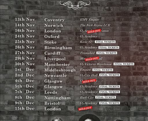 Babyshambles/Trampolene – Tramshed, Cardiff 27.11.25