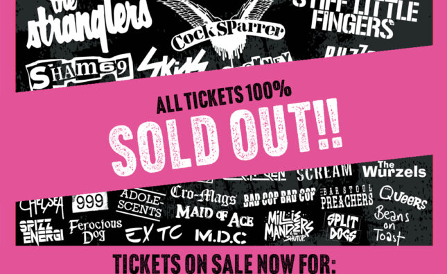 REBELLION FESTIVAL SELLS OUT!