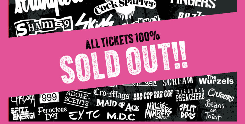 REBELLION FESTIVAL SELLS OUT!