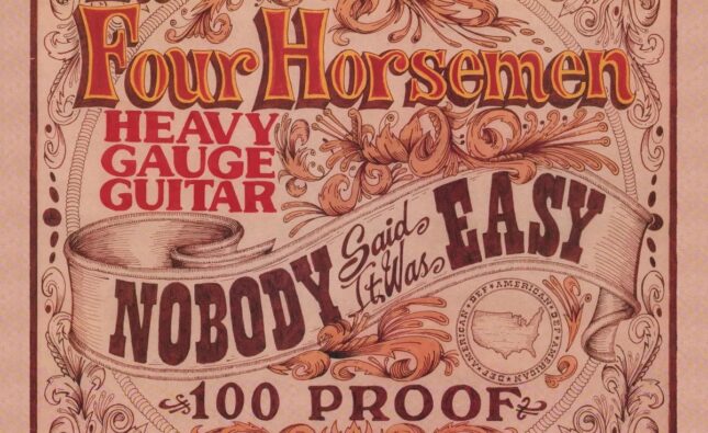 The Four Horsemen – ‘Nobody Said It Was Easy’ (Cherry Red Records)