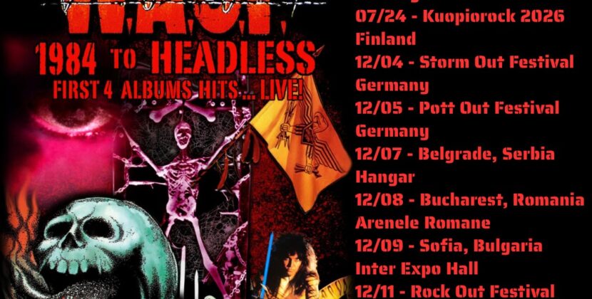 W.A.S.P. Announce Ten European “1984 To Headless” 2026 Shows