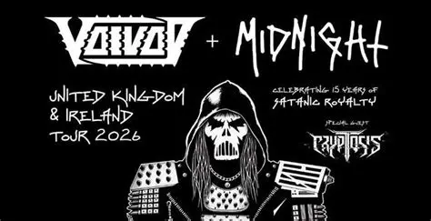 Voivod/Midnight/Cryptosis – Thekla Bristol, 10/06/26